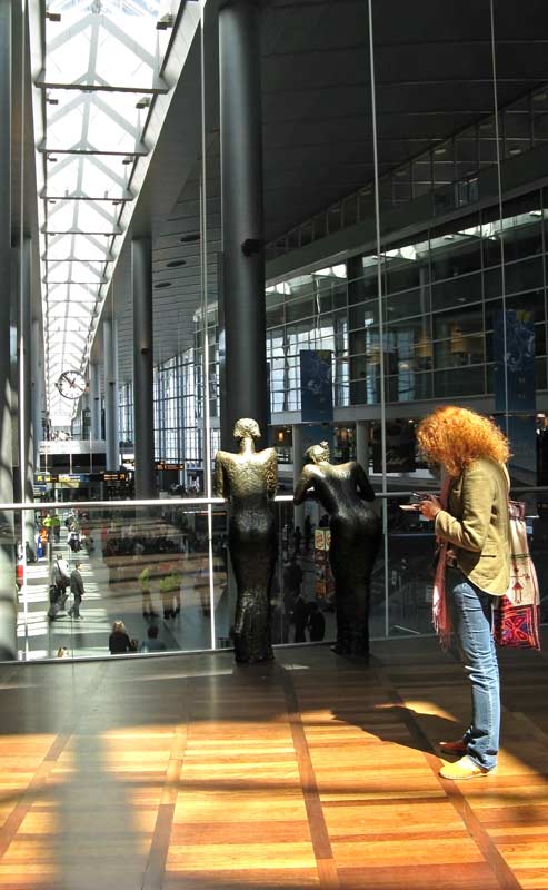 Waiting hall in the airport