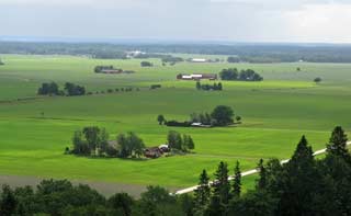 Big plain to the east of Vanersborg