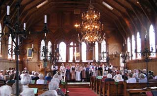 Choir in the Nykyrka (Mullsjo)