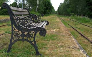 An old railway near Ambjornarp. Sometimes they are transformed to rather boring bicycle routes.